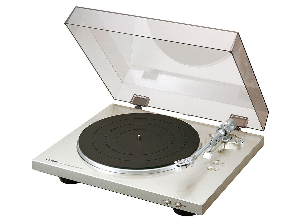 Denon DP-300F Sidabrinė