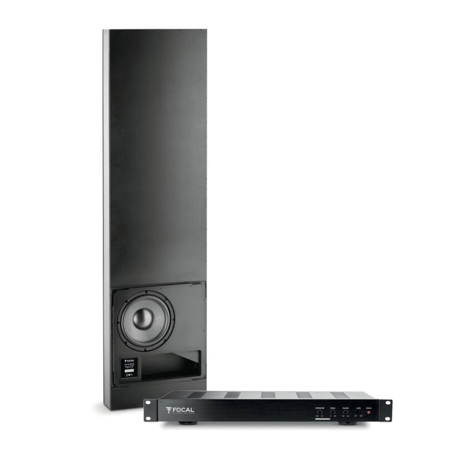 Focal 1 x 100 IWSUB8 + AMPLIFIER