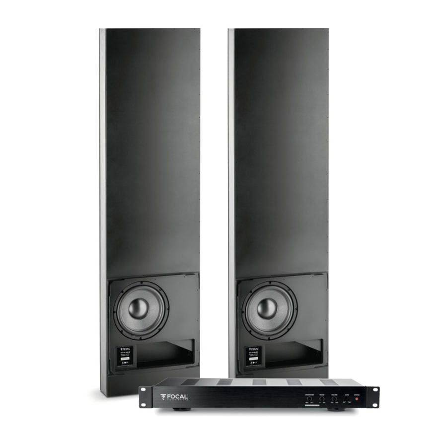 Focal 2 x 100 IWSUB8 + AMPLIFIER